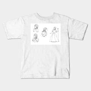 Lucinda Sketches Kids T-Shirt